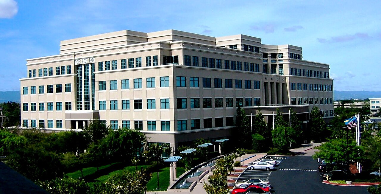 Cisco Systems headquarters building 10 in San Jose, California.